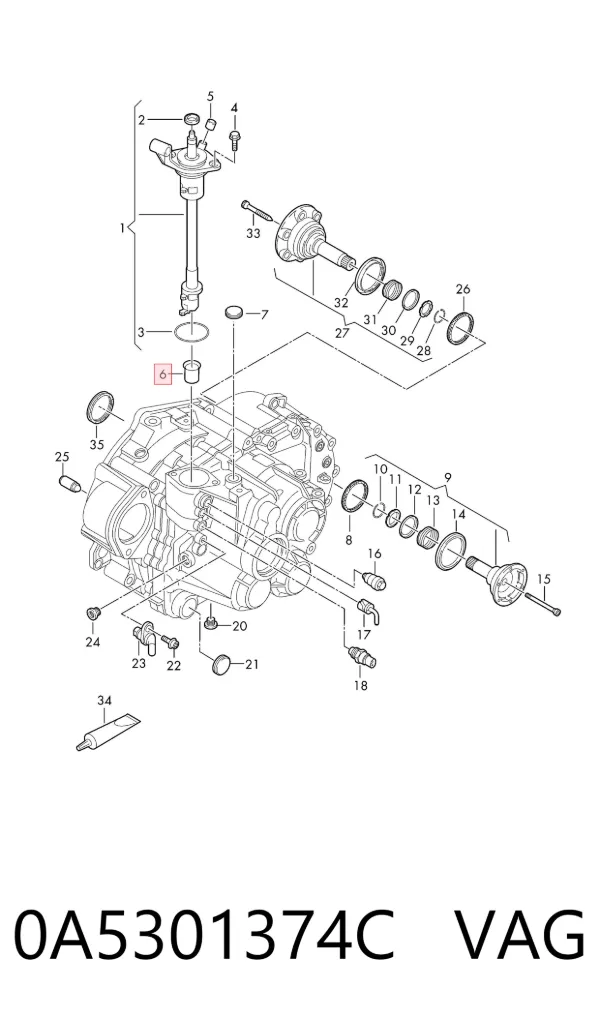  0A5301374C VAG