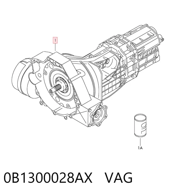 Caixa de Mudança montada (caixa mecânica de velocidades) 0B1300028AX VAG