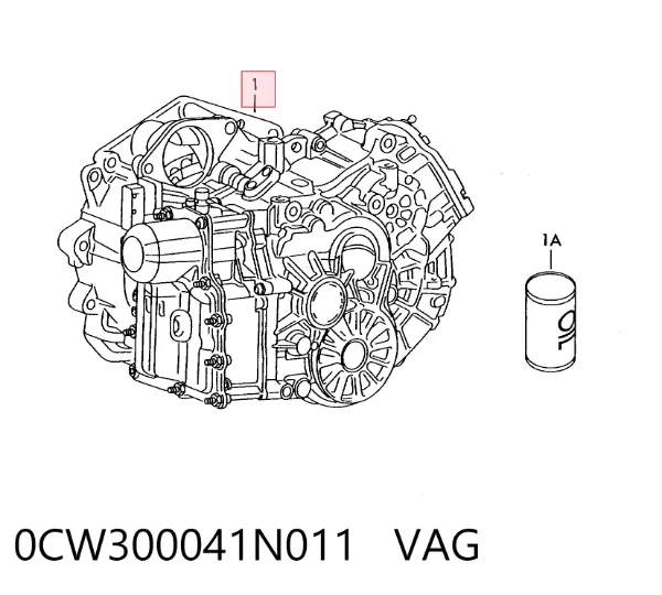 Caixa Automática de Mudança montada 0CW300041N011 VAG