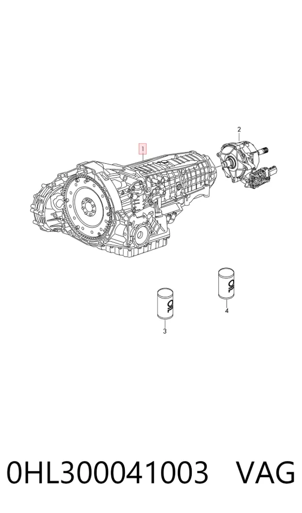 Caixa Automática de Mudança montada 0HL300041003 VAG