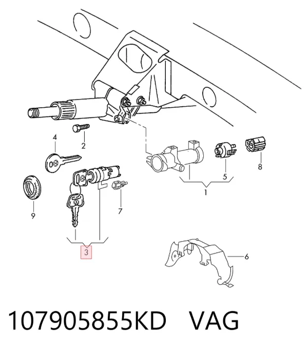  107905855KD VAG