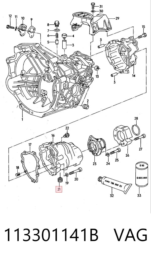  113301141B VAG