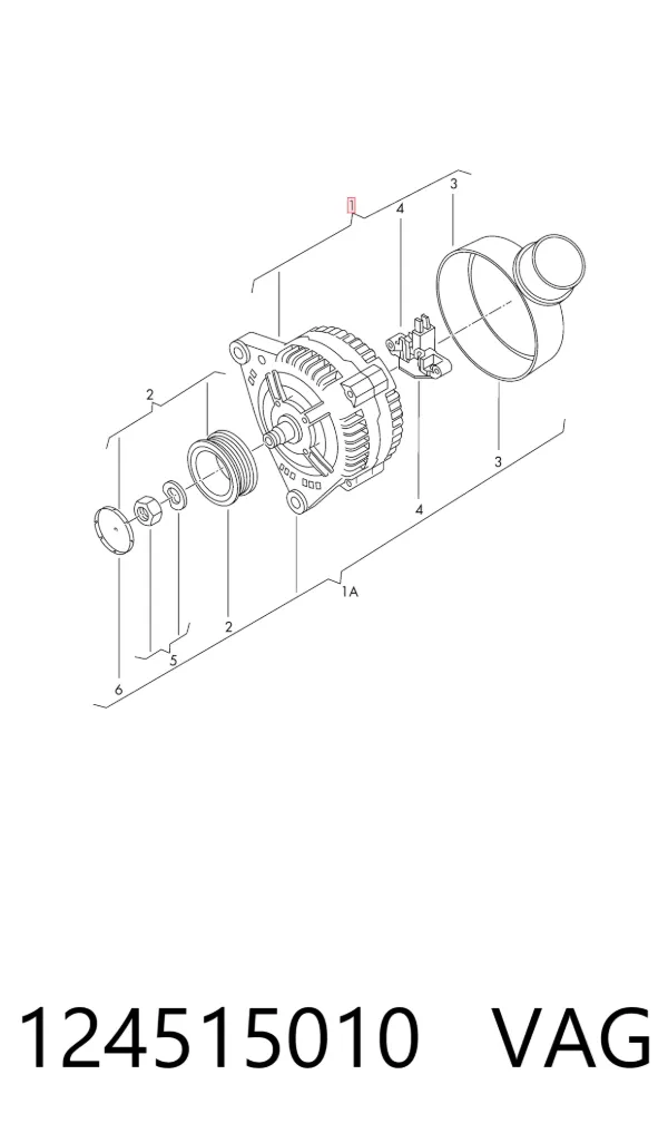 Gerador 124515010 VAG