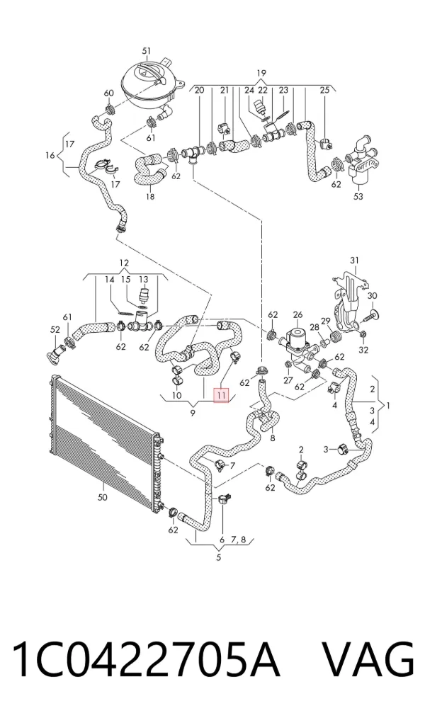  1C0422705A VAG