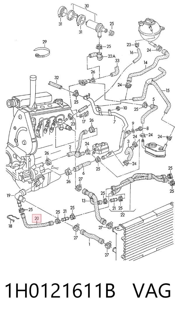  1H0121611B VAG