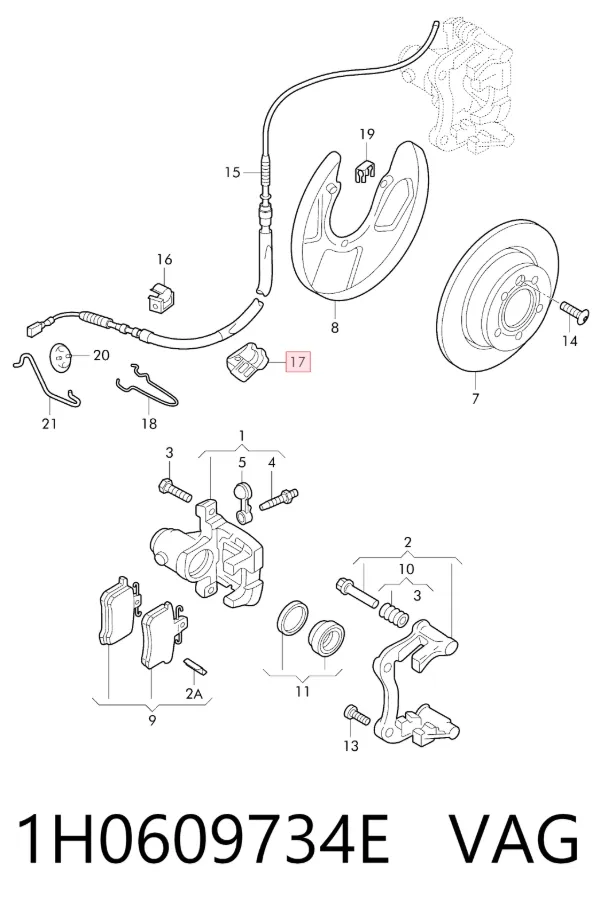  1H0609734E VAG