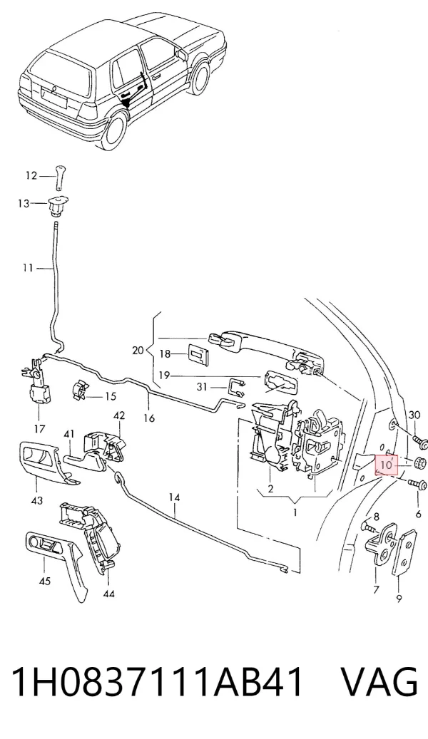  1H0837111AB41 VAG