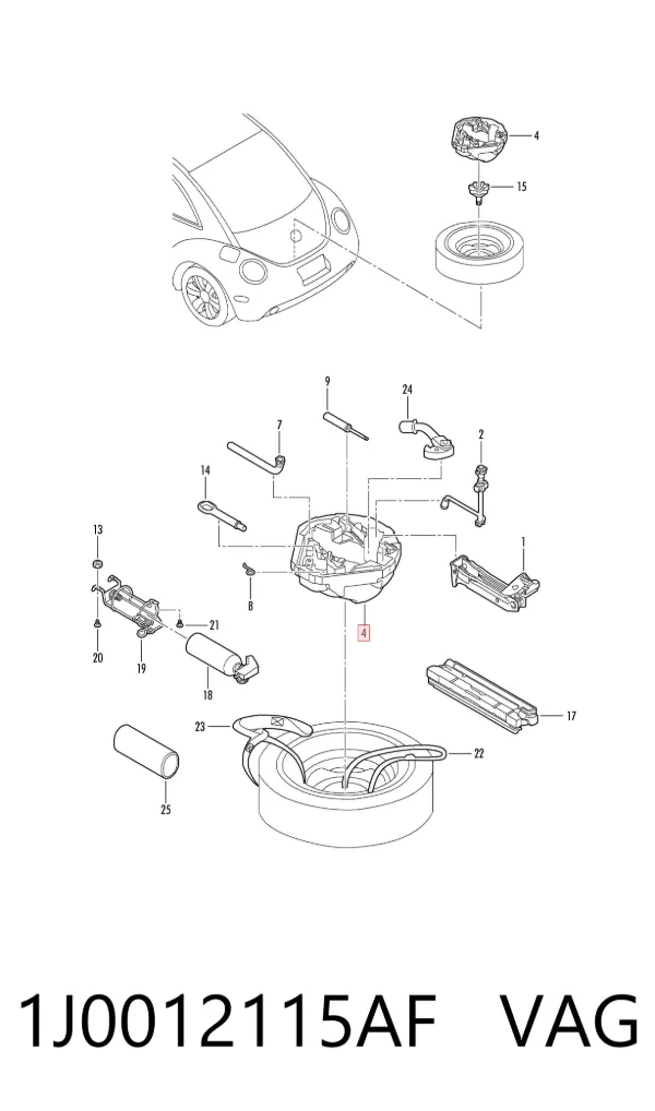  1J0012115AF VAG