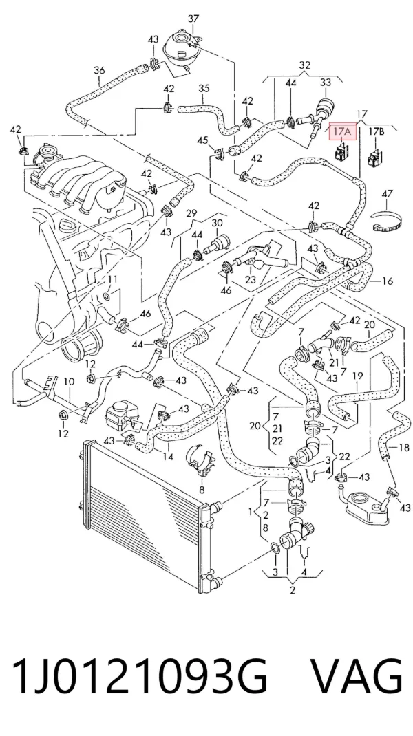  1J0121093G VAG