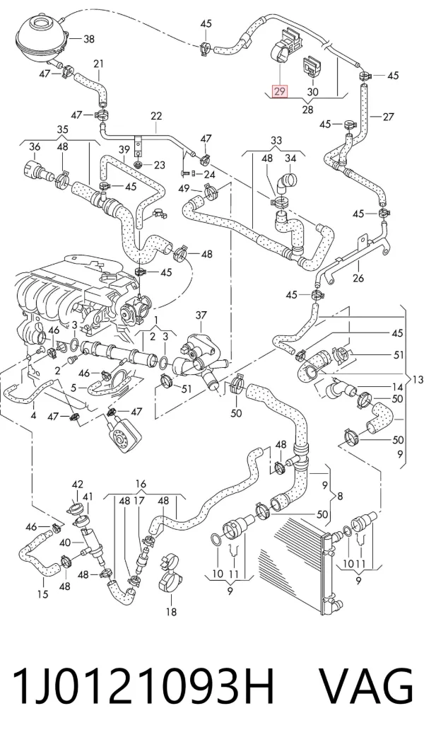  1J0121093H VAG
