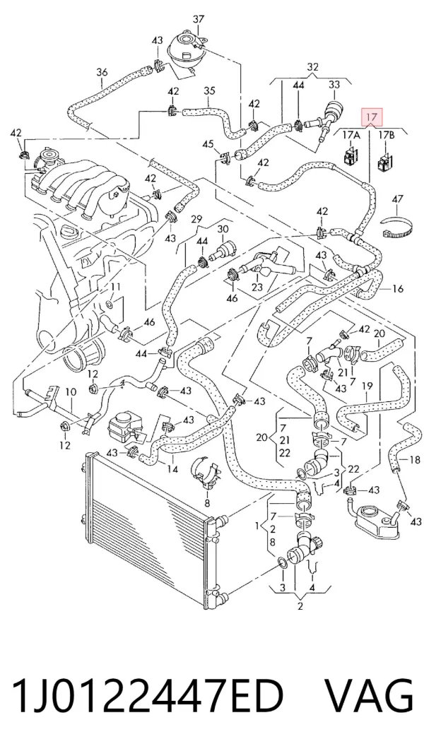  1J0122447ED VAG
