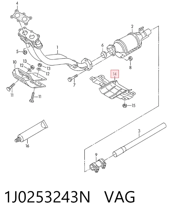  1J0253243N VAG