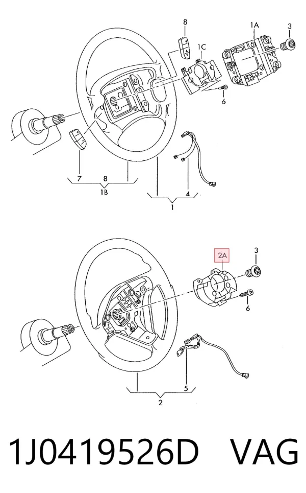  1J0419526D VAG