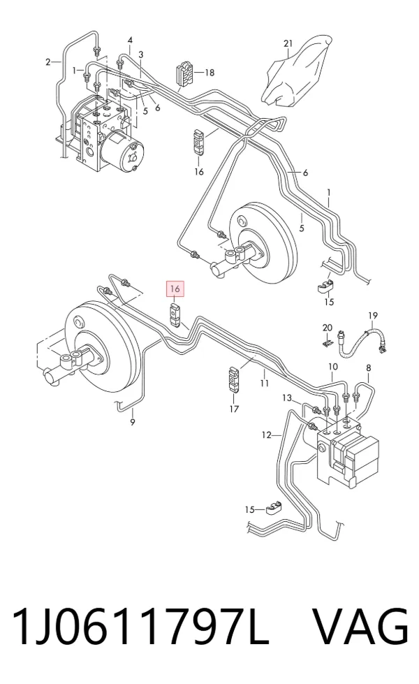  1J0611797L VAG