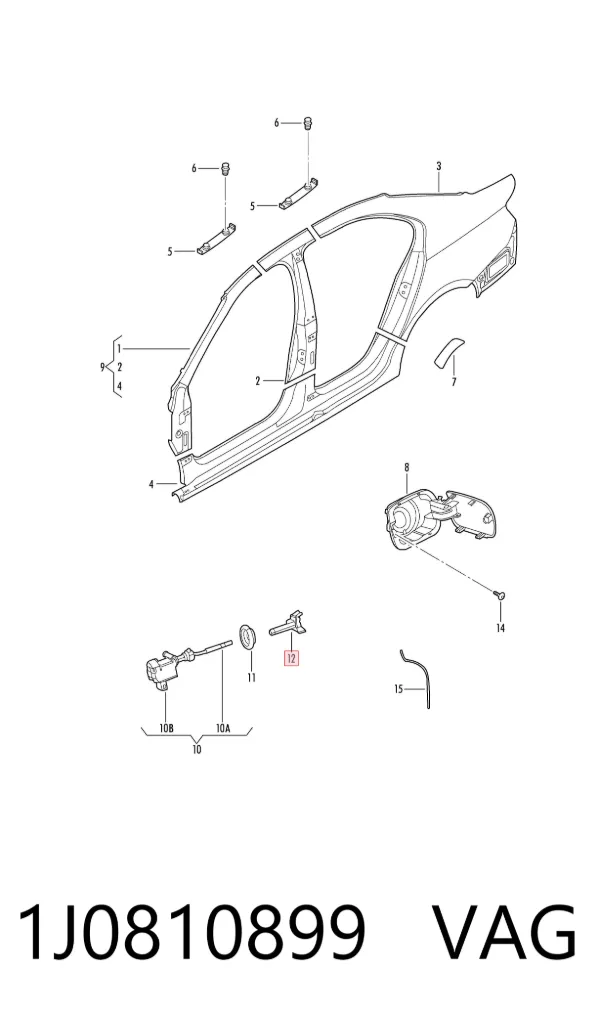  1J0810899 VAG