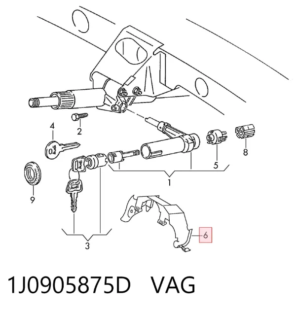  1J0905875D VAG