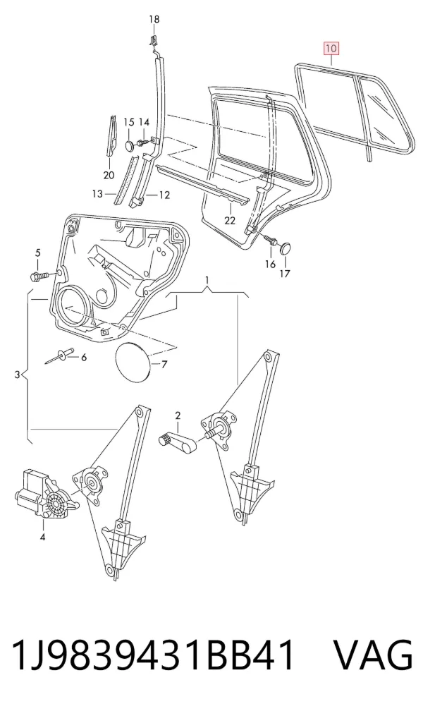  1J9839431BB41 VAG