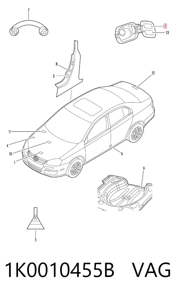  1K0010455B VAG