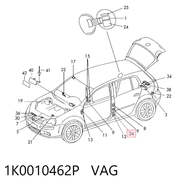  1K0010462P VAG