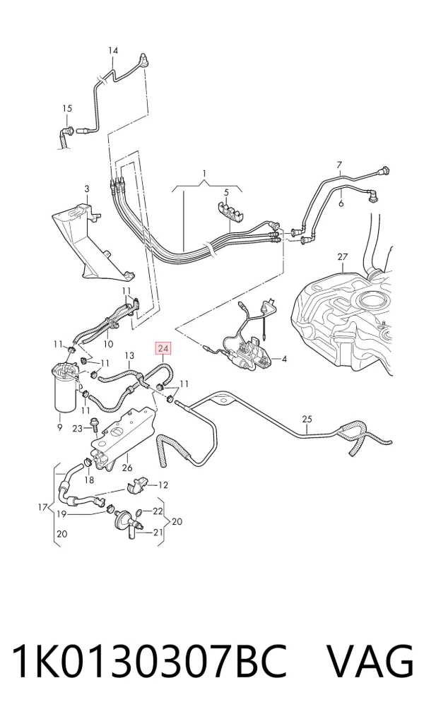  1K0130307BC VAG