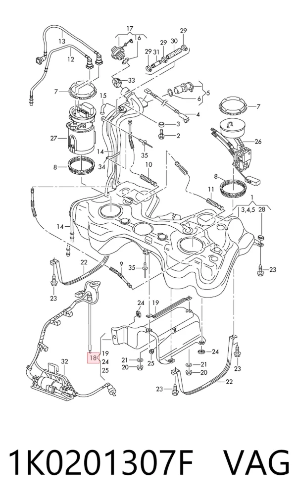  1K0201307F VAG