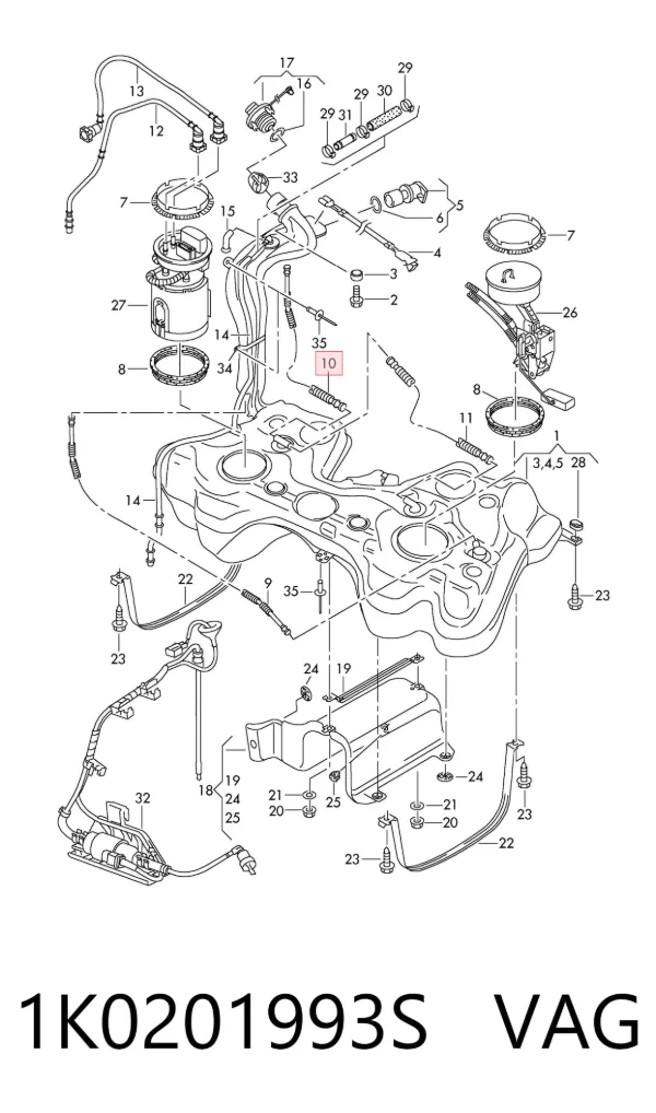  1K0201993S VAG