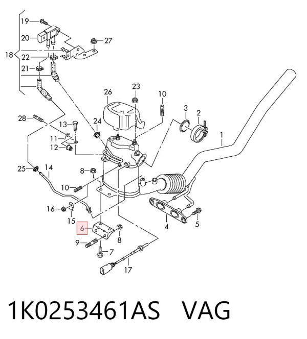  1K0253461AS VAG