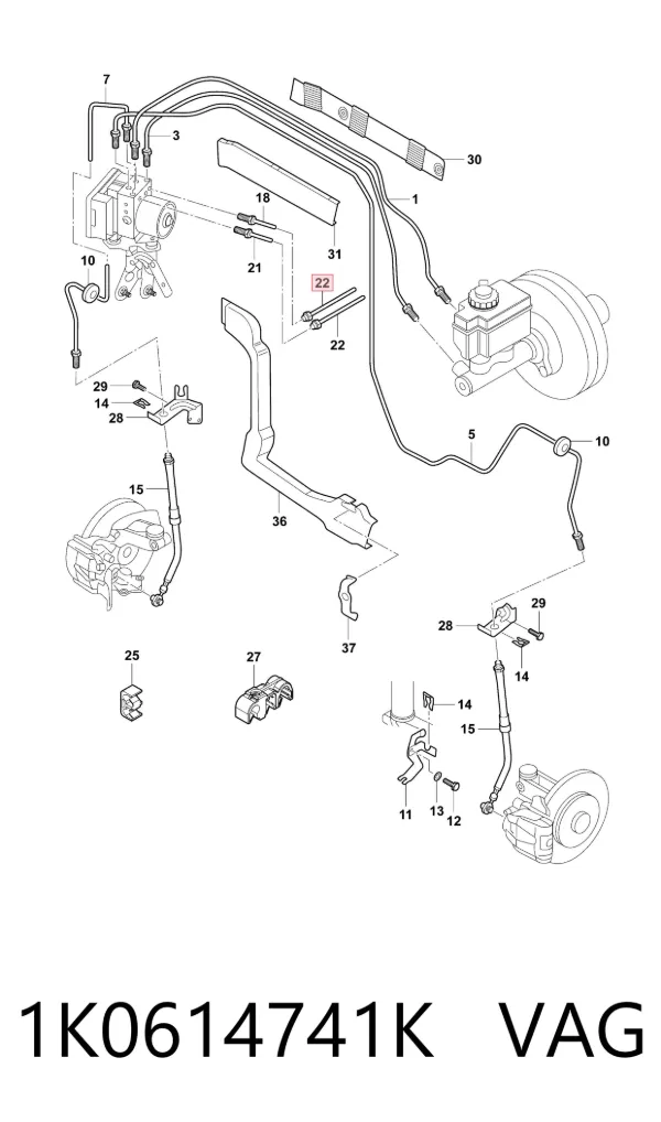  1K0614741K VAG