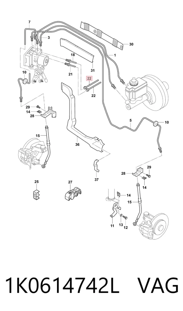  1K0614742L VAG