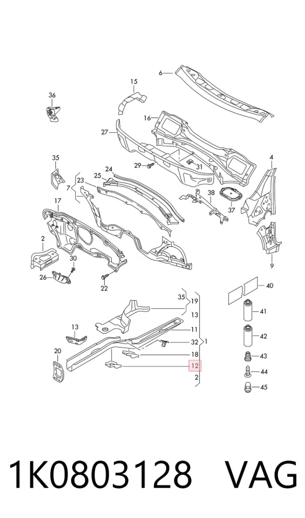  1K0803128 VAG