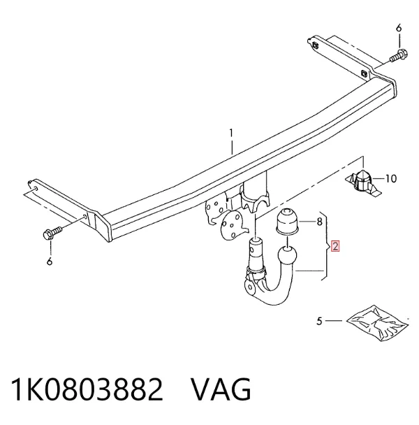  1K0803882 VAG