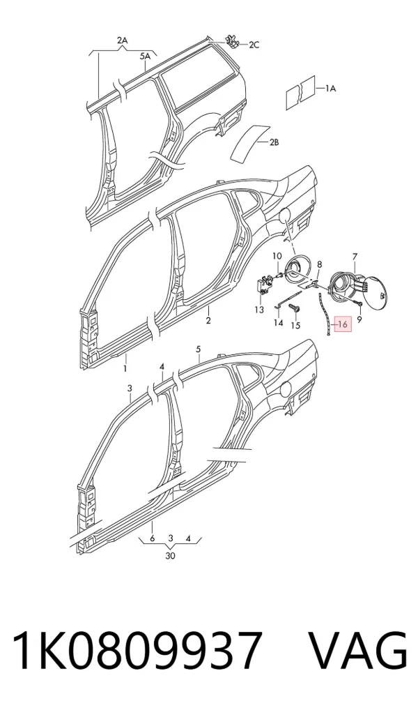  1K0809937 VAG