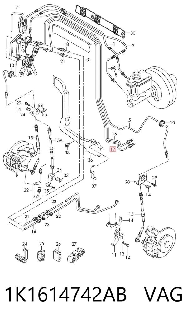  1K1614742AB VAG