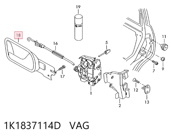  1K1837114D VAG