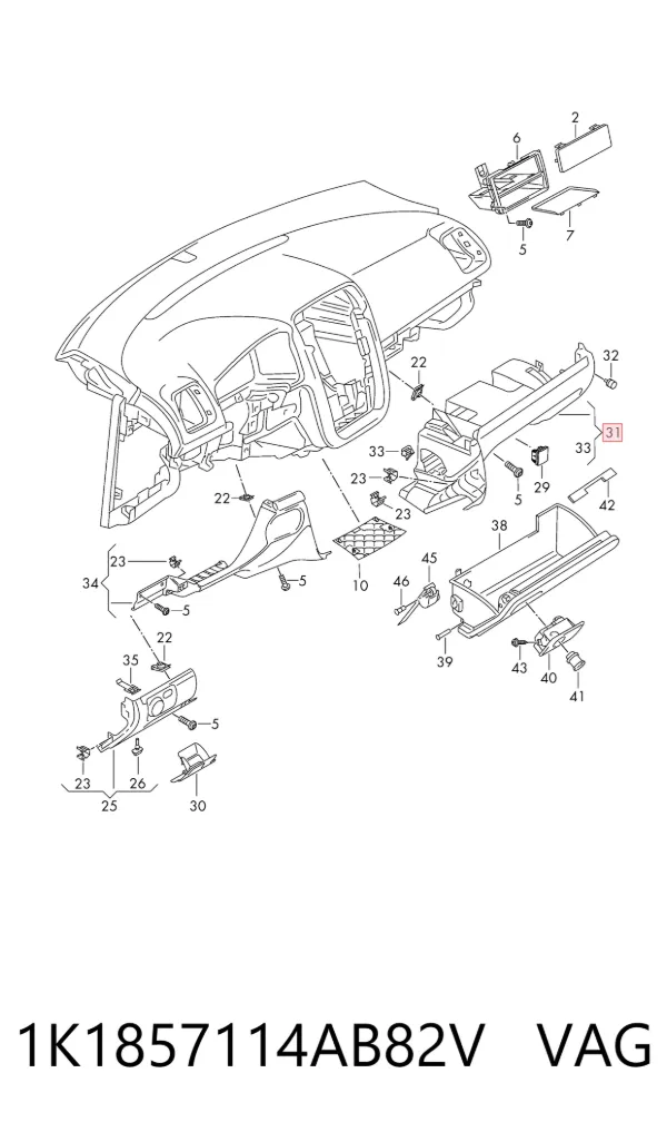  1K1857114AB82V VAG