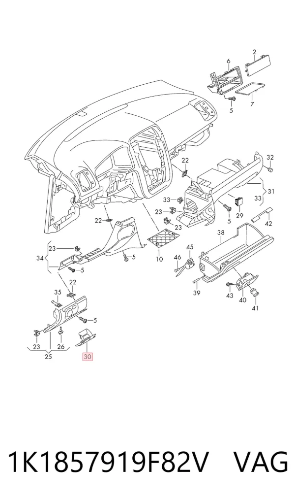  1K1857919F82V VAG