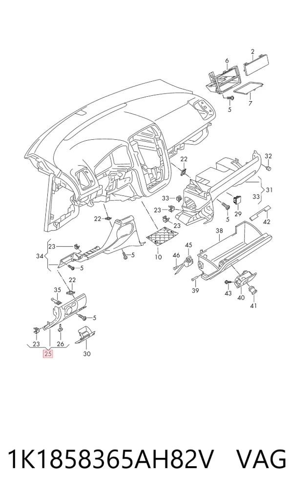  1K1858365AH82V VAG