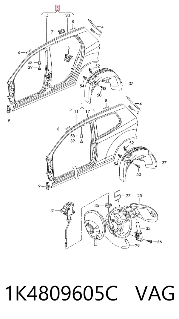  1K4809605C VAG