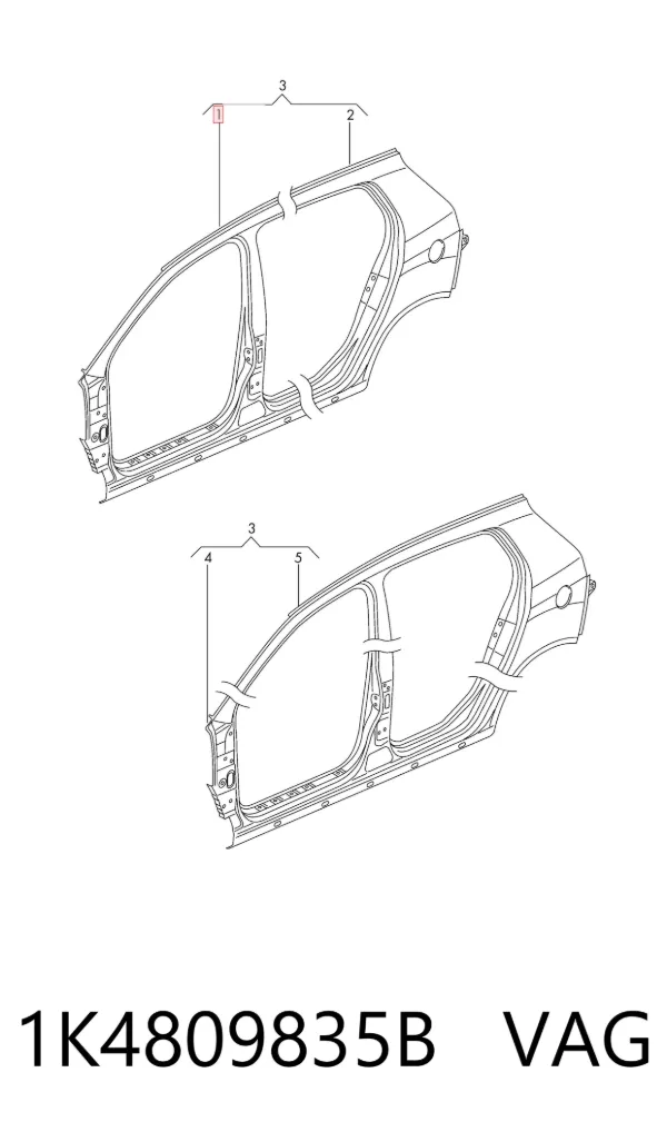  1K4809835B VAG