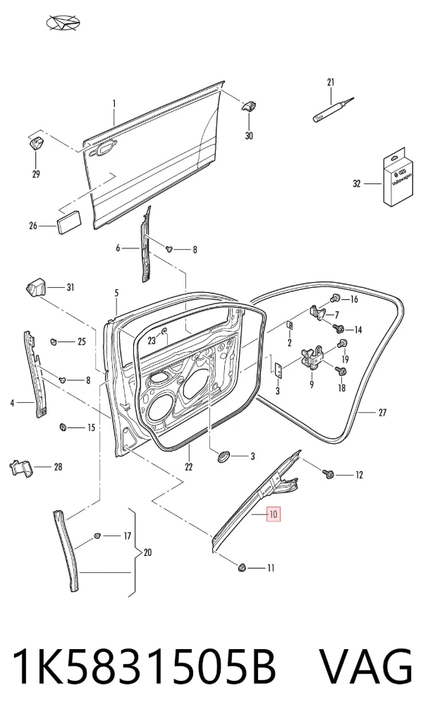  1K5831505B VAG