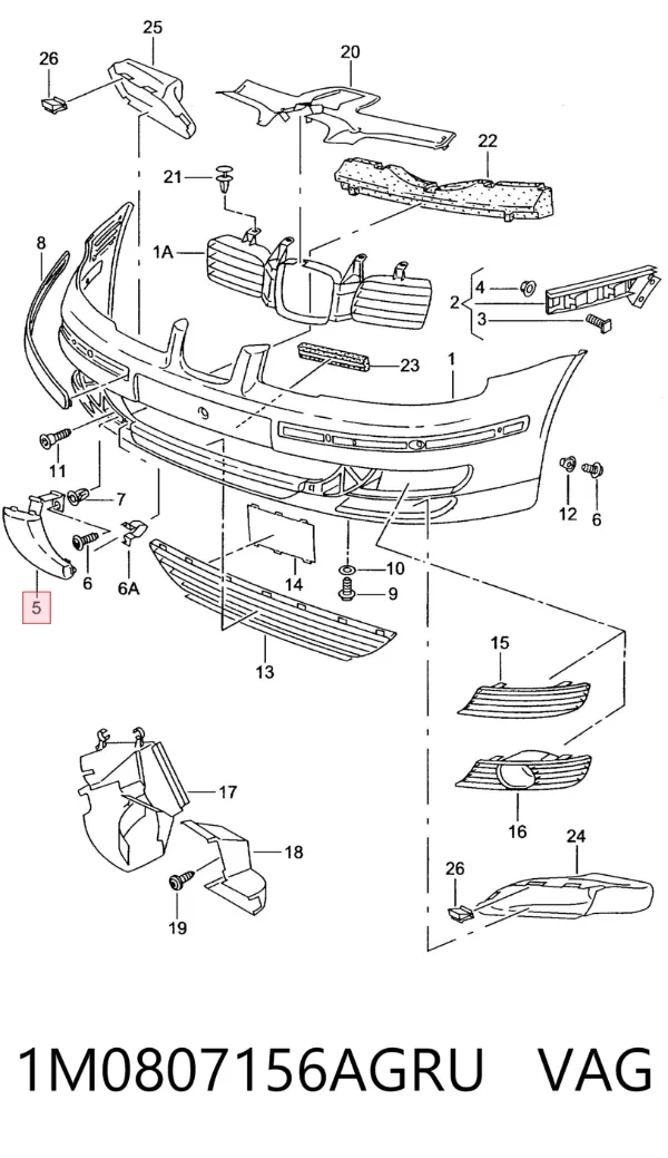  1M0807156AGRU VAG
