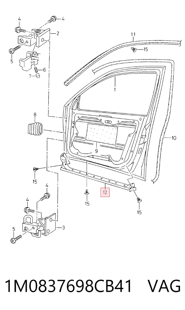  1M0837698CB41 VAG