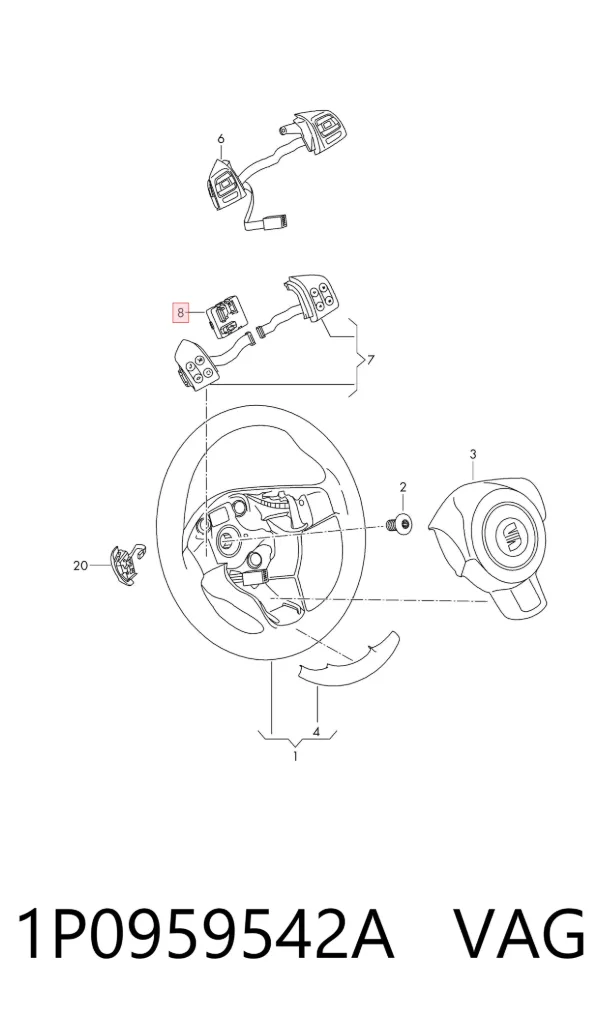  1P0959542A VAG