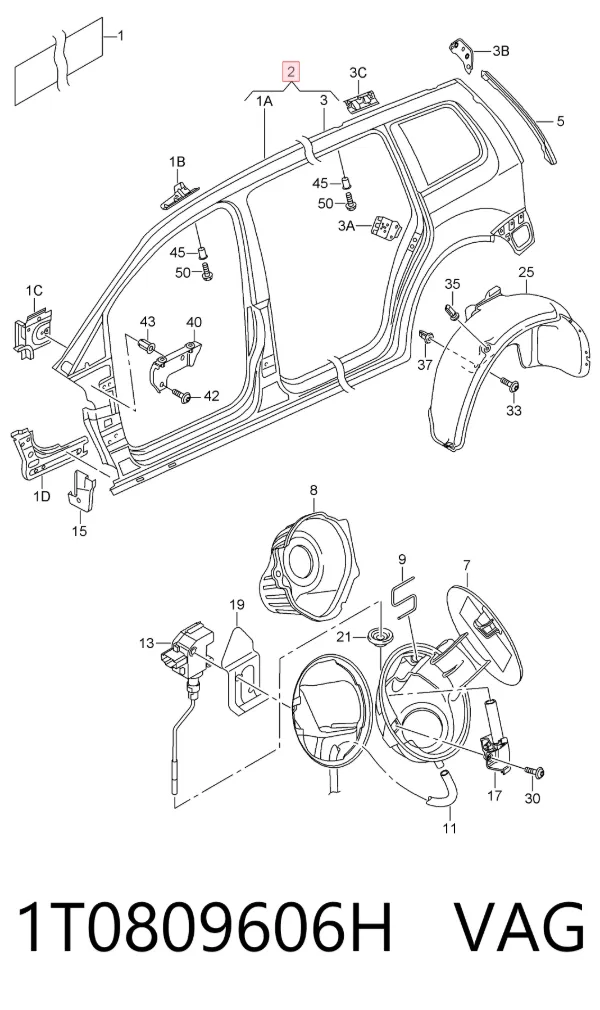  1T0809606H VAG