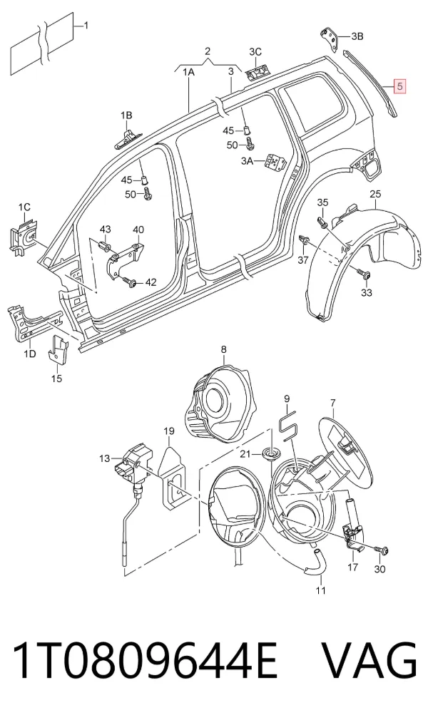  1T0809644E VAG