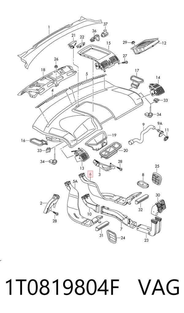  1T0819804F VAG