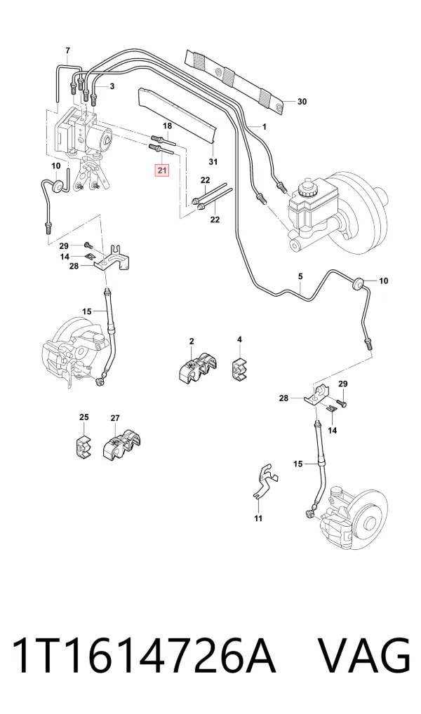  1T1614726A VAG