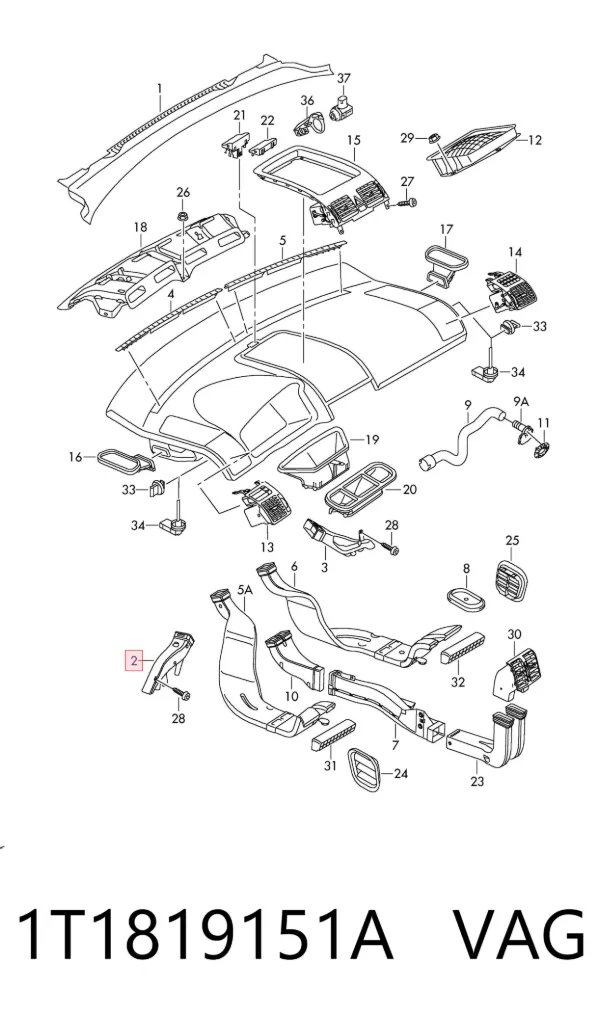  1T1819151A VAG