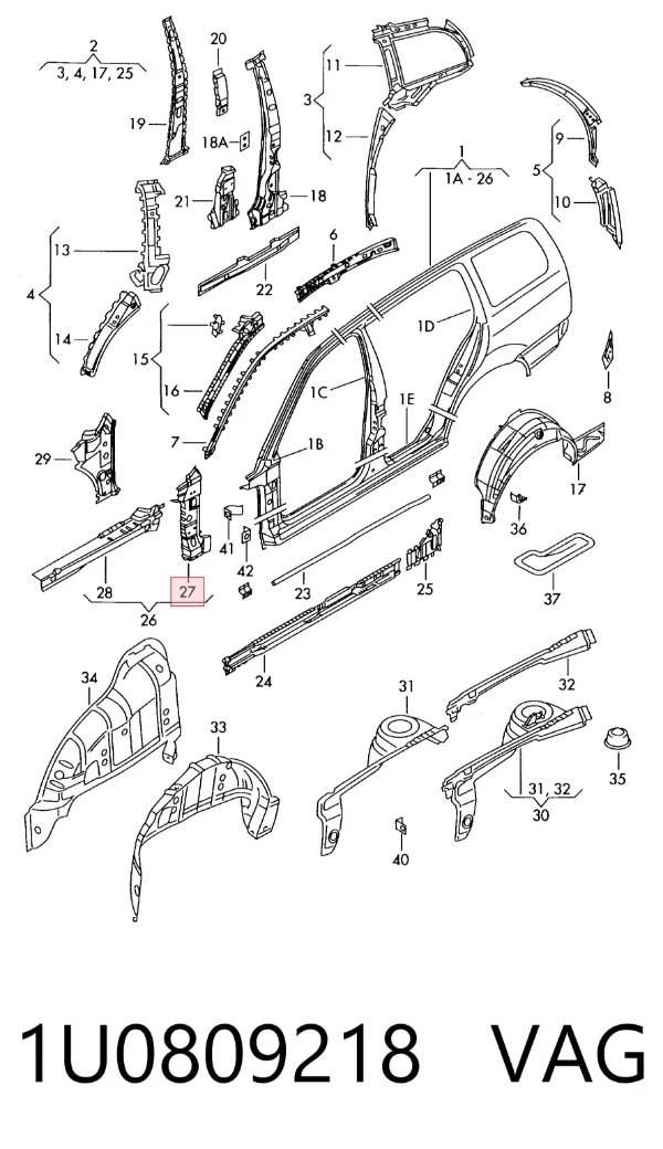  1U0809218 VAG