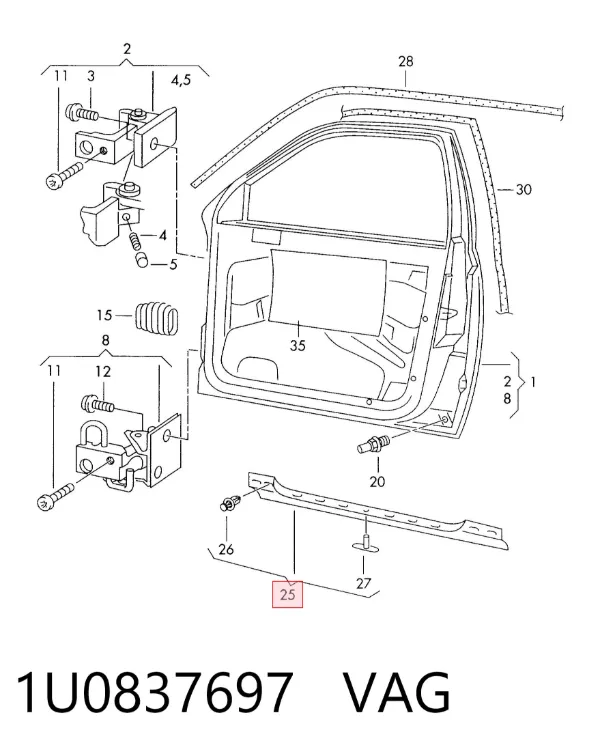  1U0837697 VAG